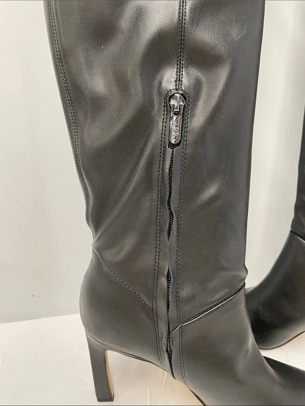 FRANCO SARTO A-CALLIE 2 BLACK SYNTHETIC OVER THE KNEE BOOTS FTL-08-008